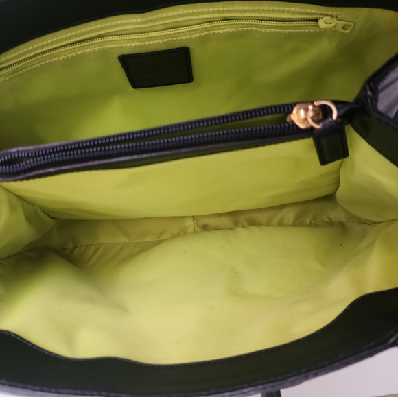 Givenchy "G" Metallic Gold Black Handbag - Picture 10 of 13